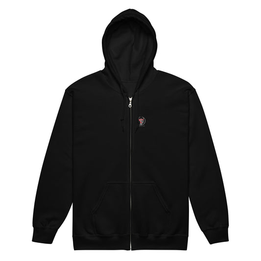DRGN — Dragon heavy blend zip hoodie — front view